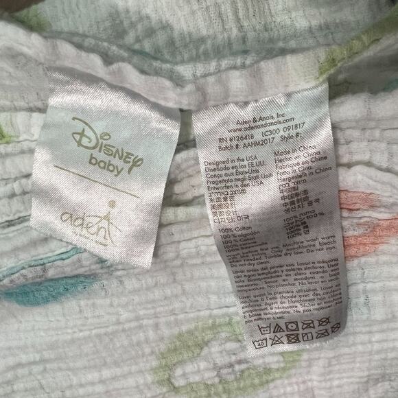 Aden + Anais Disney Dumbo Swaddle Receiving Blanket Unisex Lovey Baby - Picture 3 of 4